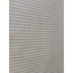 Simply Basic Beige Striped Cotton Fabric 1/2 yard Sewing Quilting Crafting Suppl